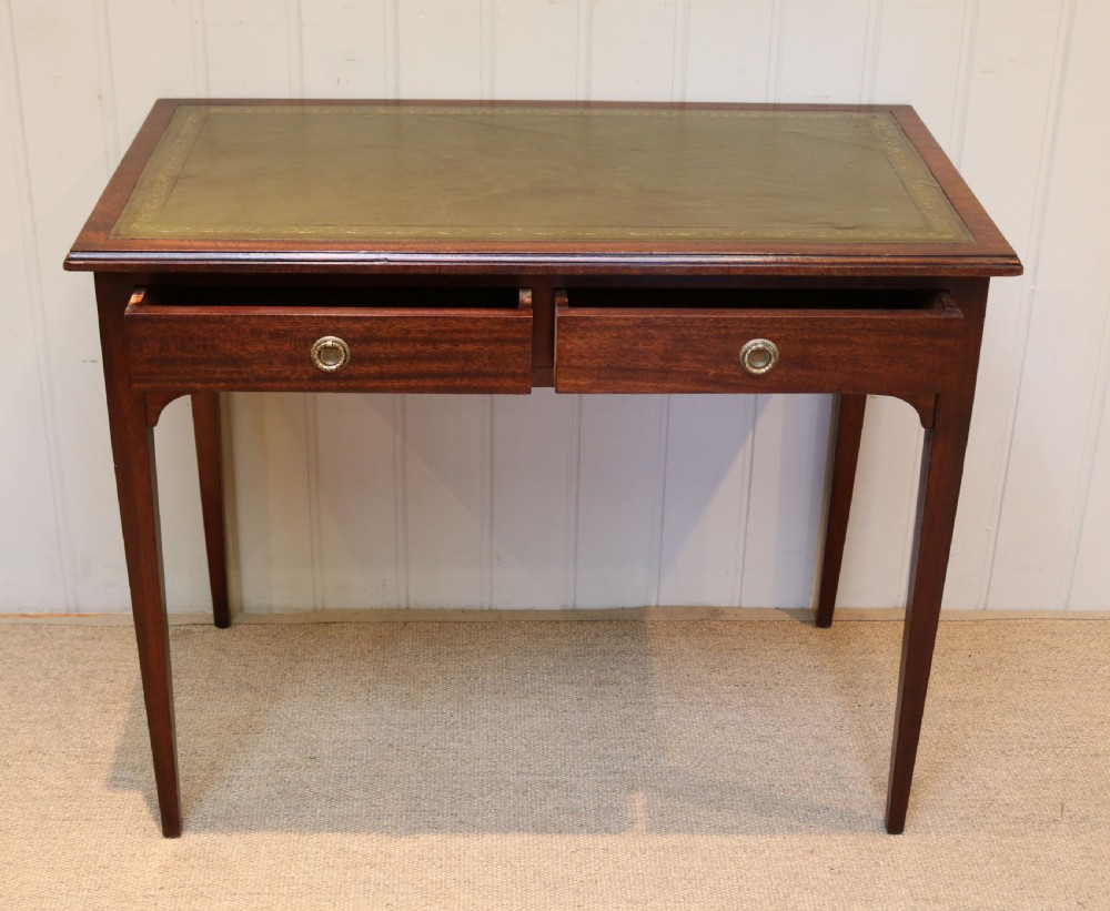Edwardian Mahogany Desk Writing Table View III