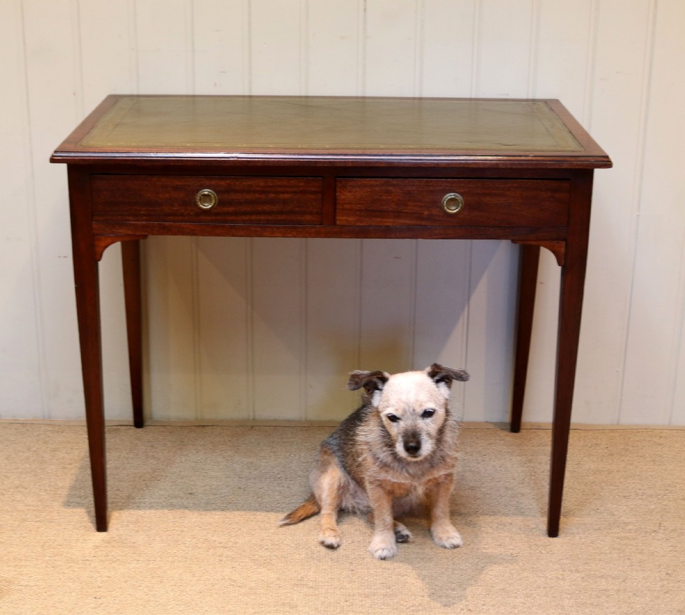 Edwardian Mahogany Desk Writing Table View V