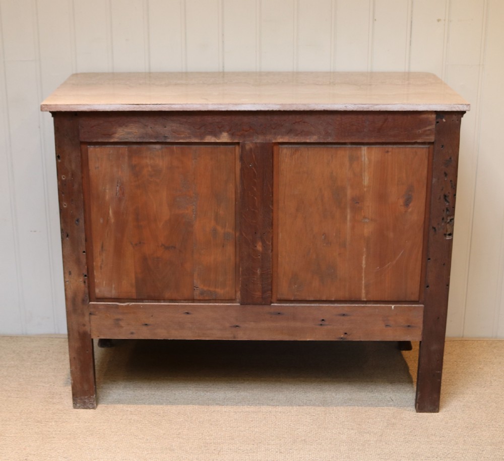 French Oak Marble Top Chest View VIII