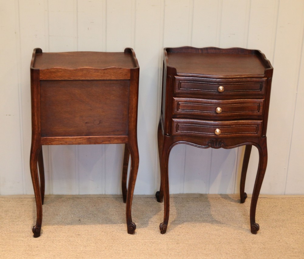 Pair Of French Oak Bedside Cabinets View IX
