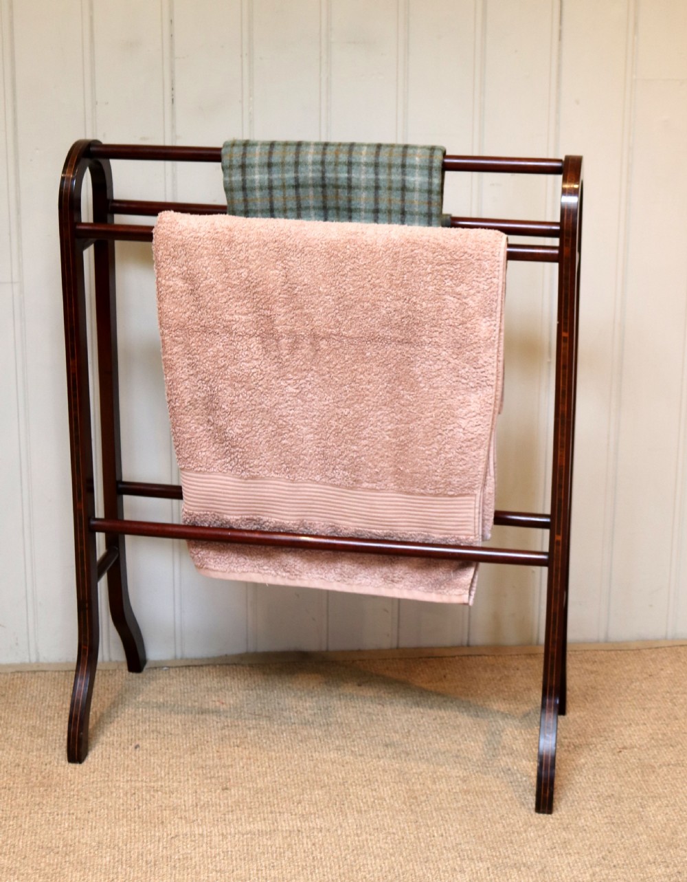 Mahogany Towel Rail View VII