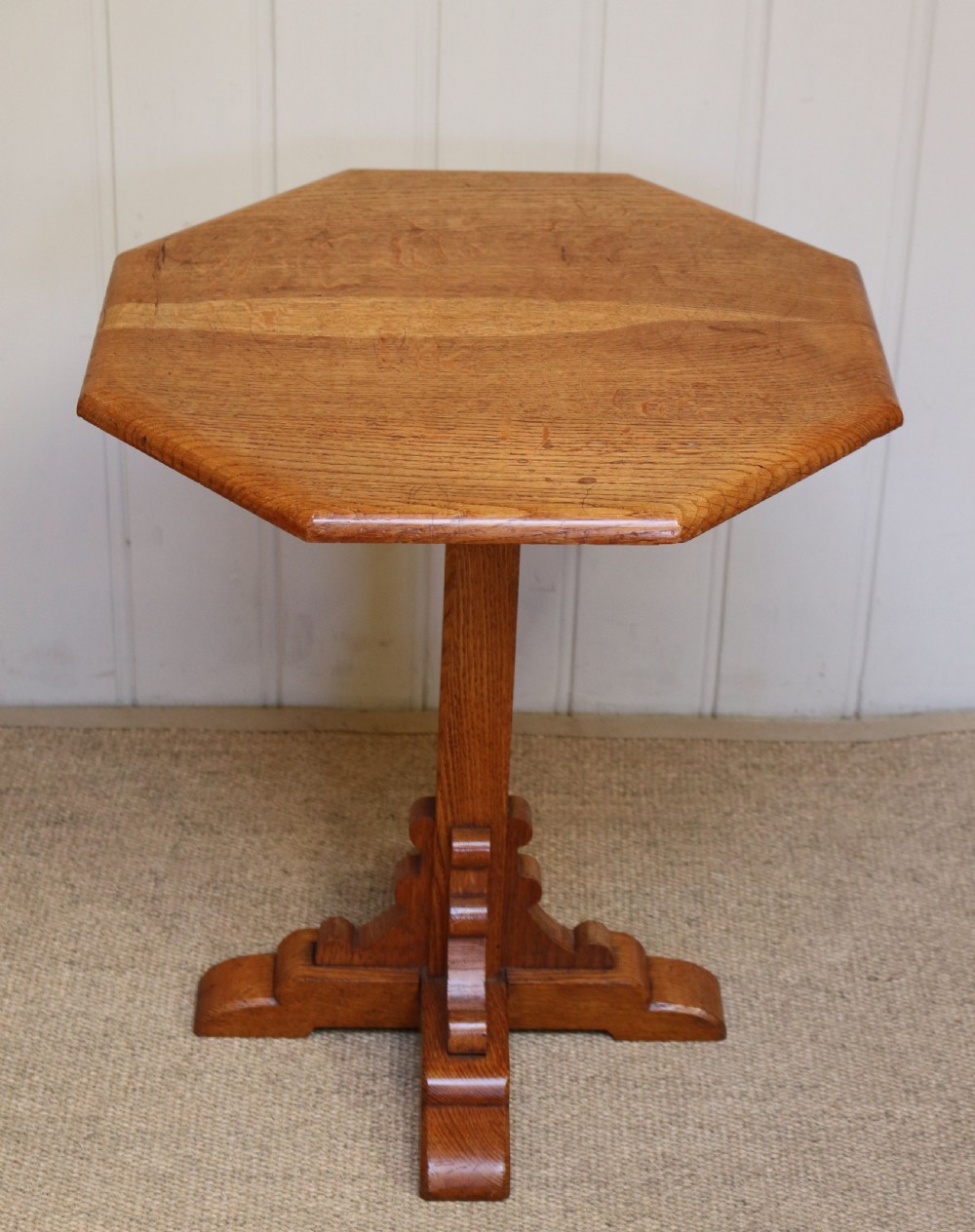 Small Proportioned Oak Octagonal Table View II