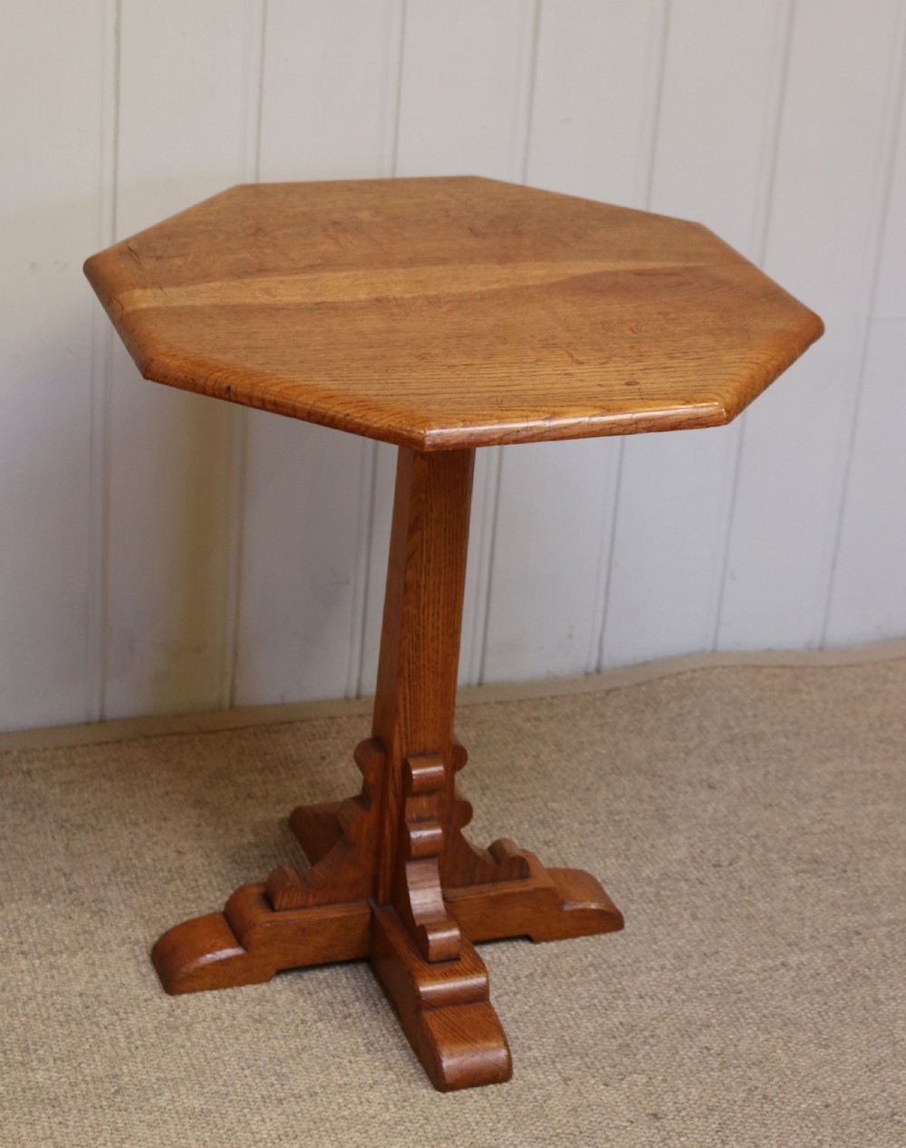 Small Proportioned Oak Octagonal Table View III