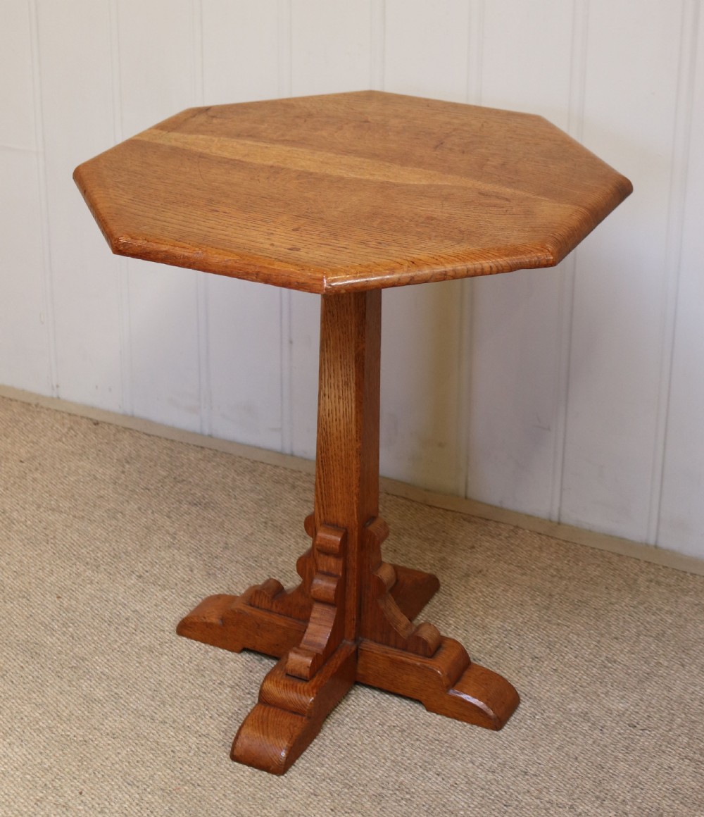 Small Proportioned Oak Octagonal Table View IV