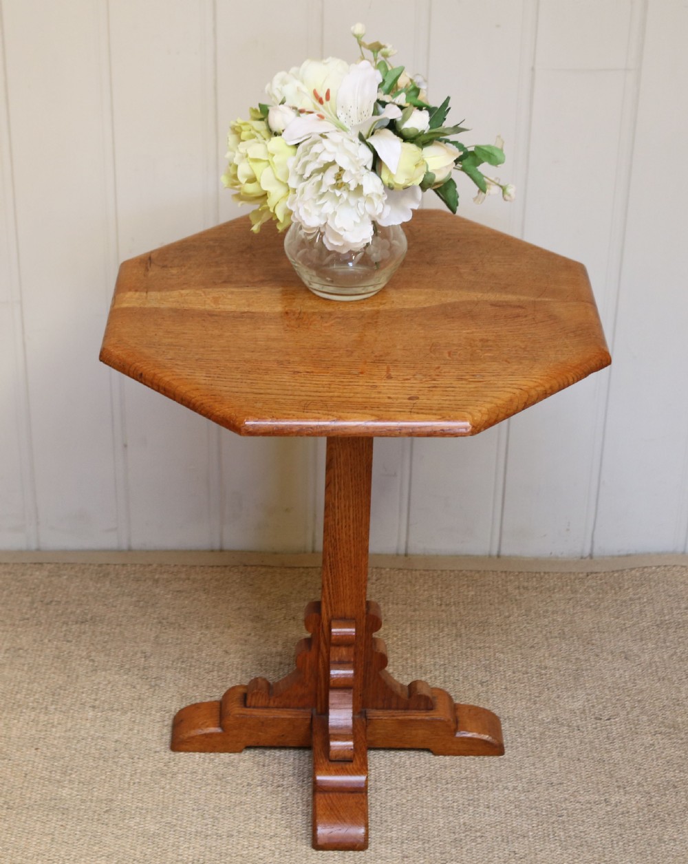 Small Proportioned Oak Octagonal Table View VI