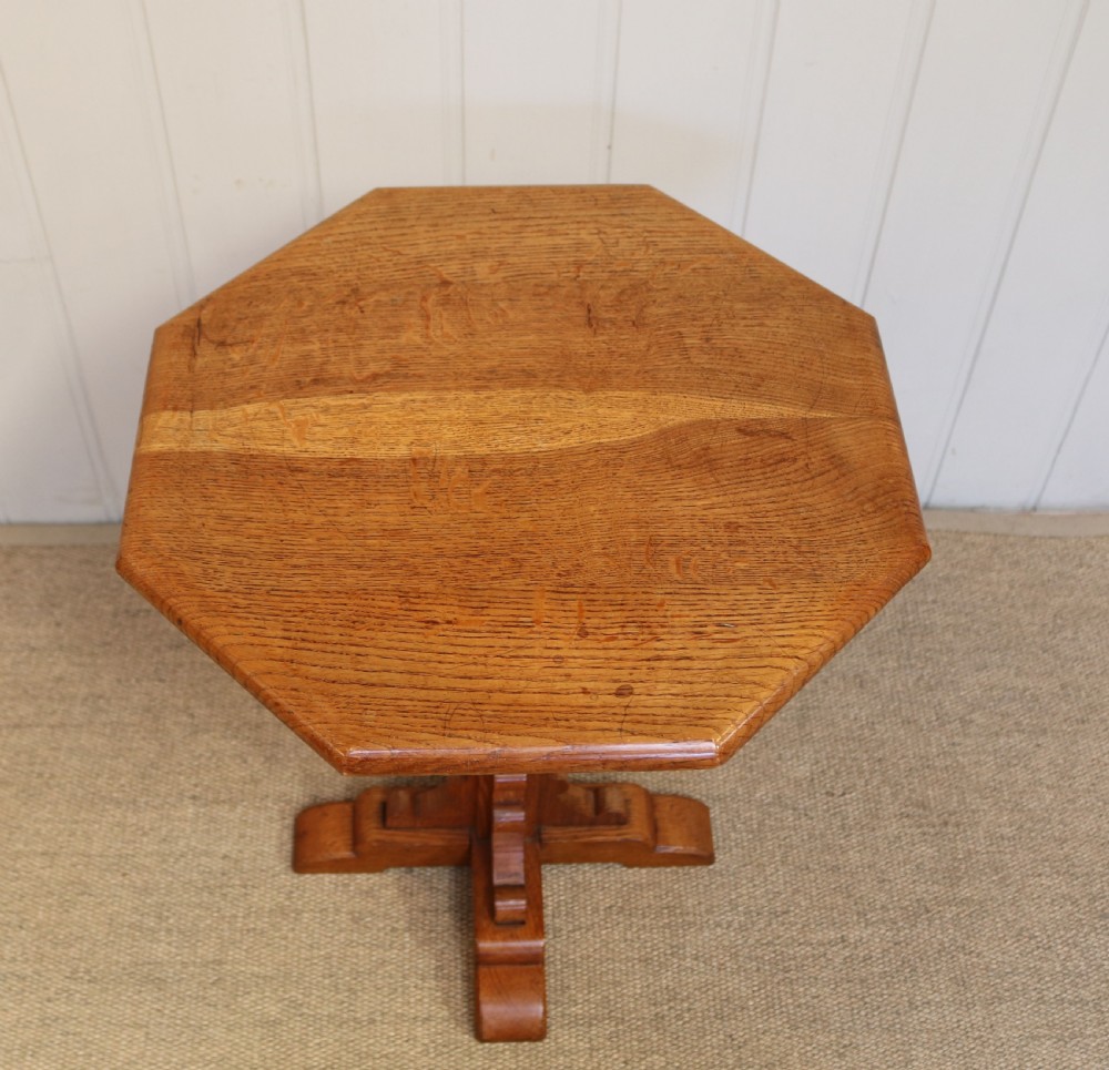 Small Proportioned Oak Octagonal Table View VIII