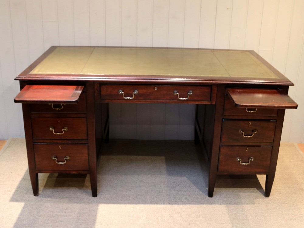 Large Mahogany Desk View III
