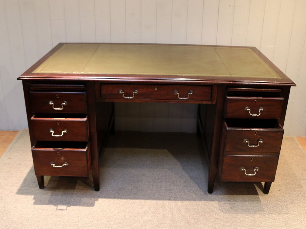 Large Mahogany Desk View IV