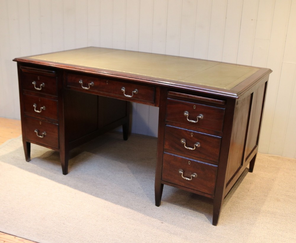 Large Mahogany Desk View V