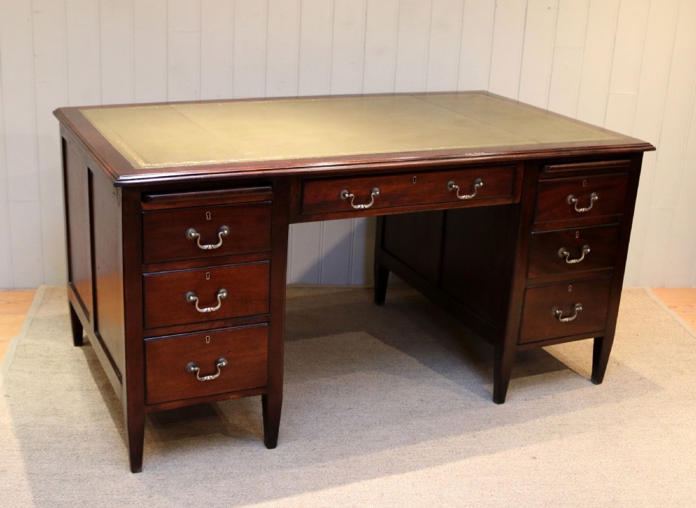 Large Mahogany Desk View VI