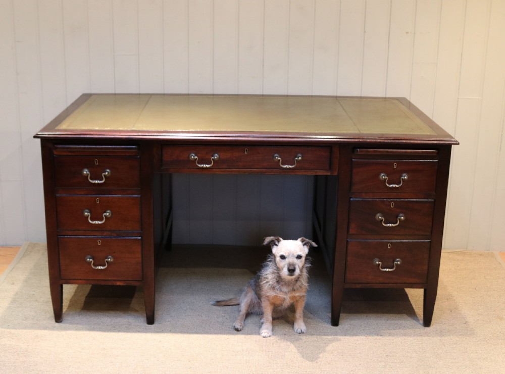 Large Mahogany Desk View VII