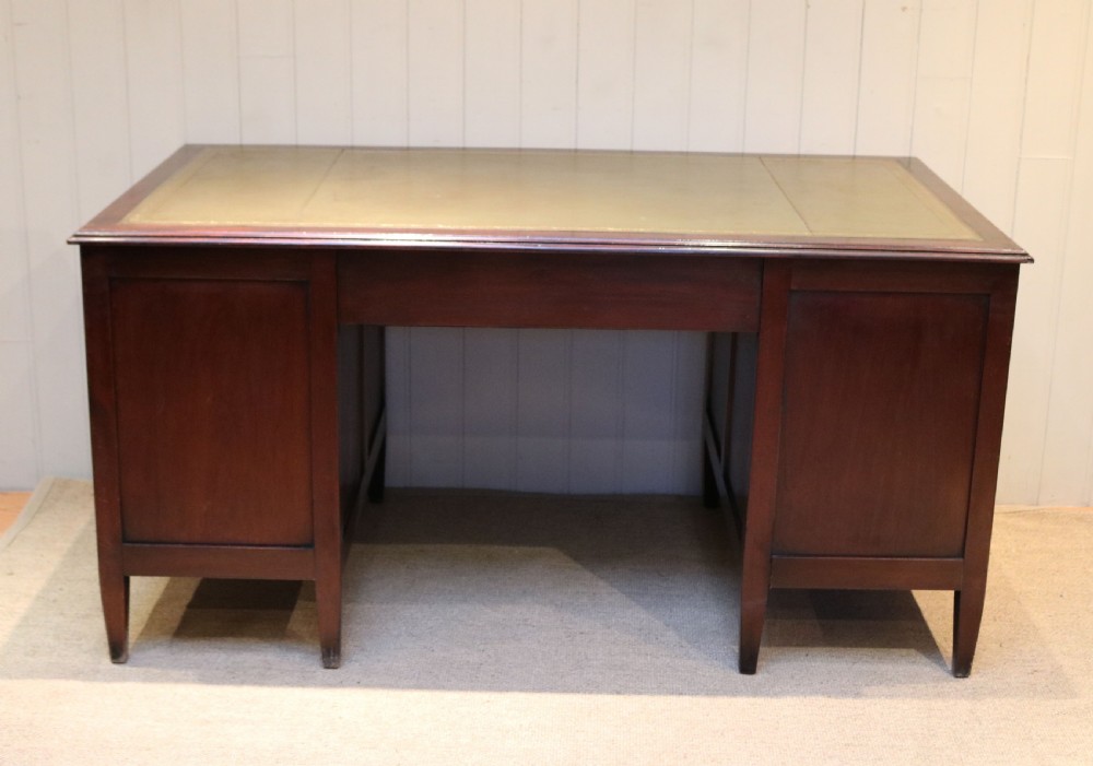 Large Mahogany Desk View VIII