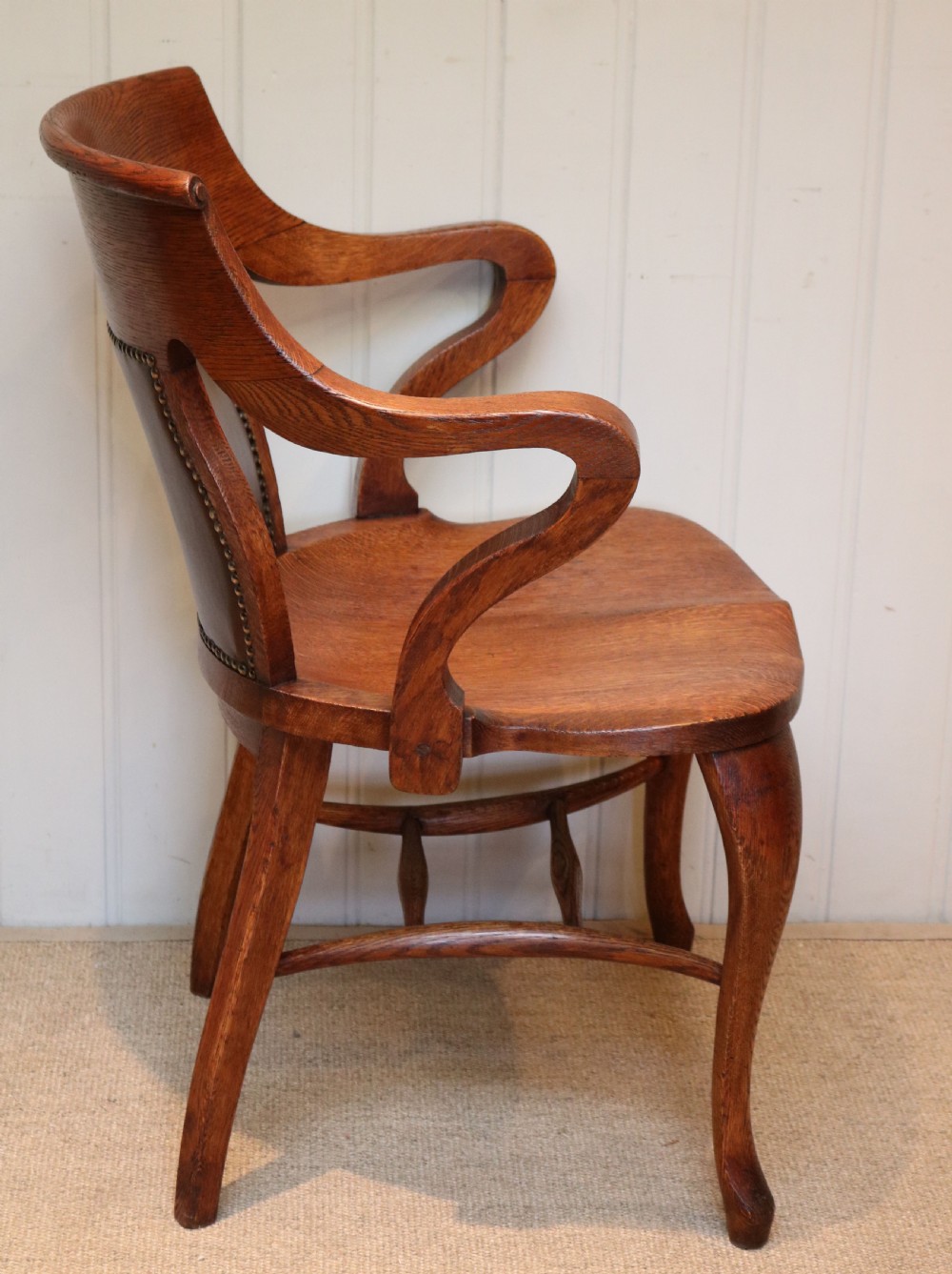 Oak Office Chair View IV
