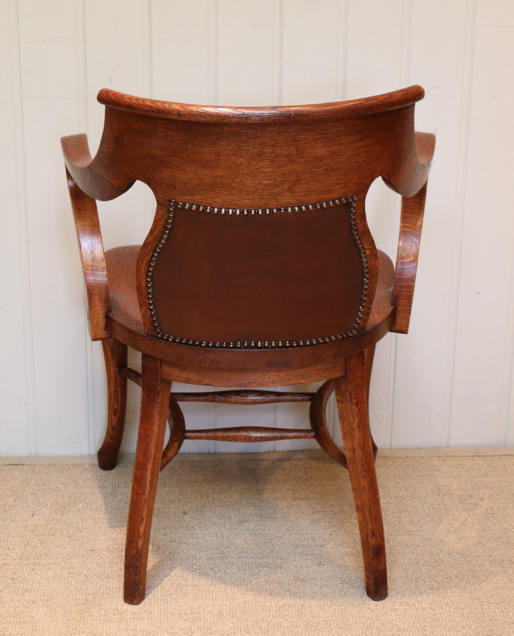 Oak Office Chair View V