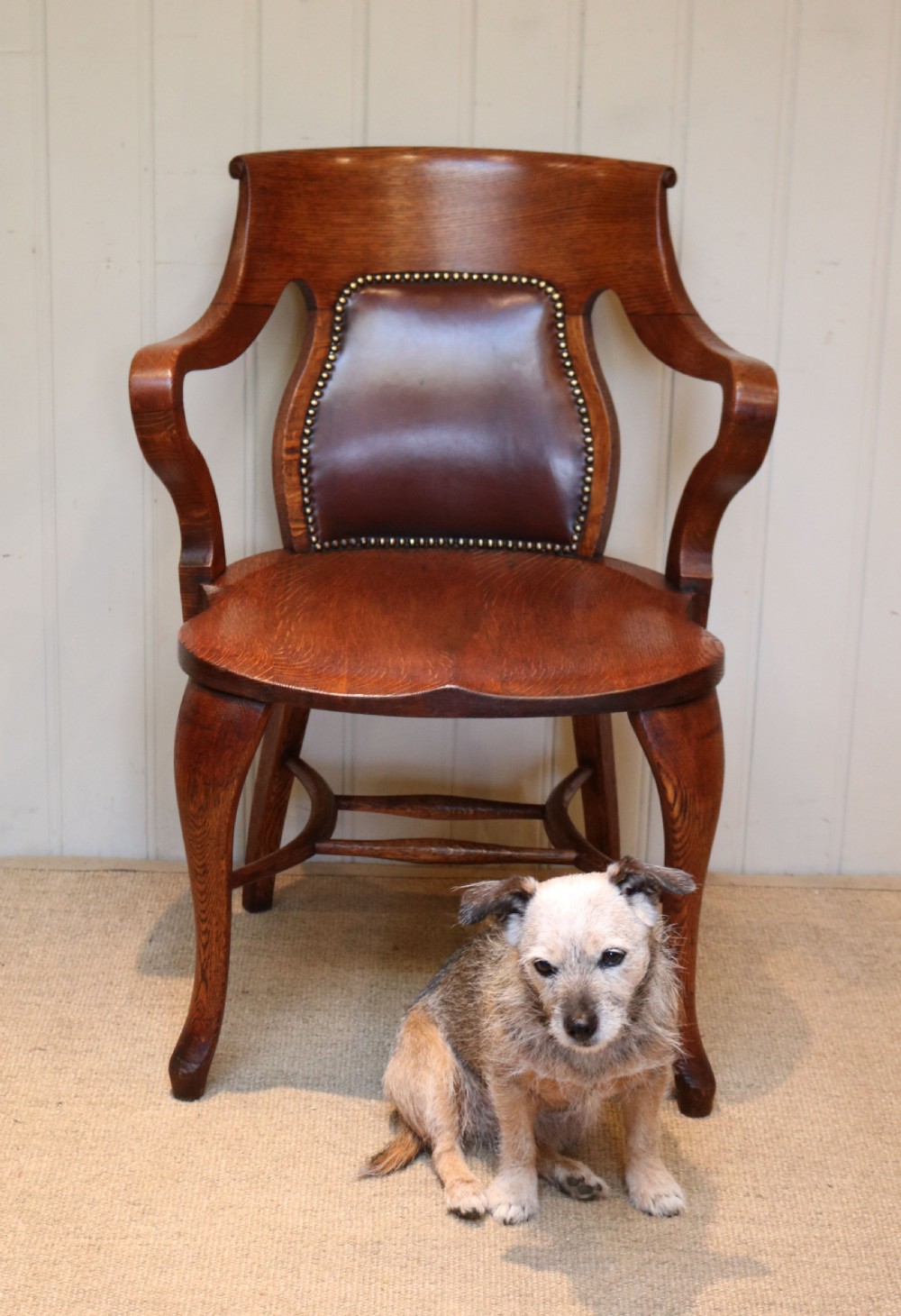 Oak Office Chair View VIII