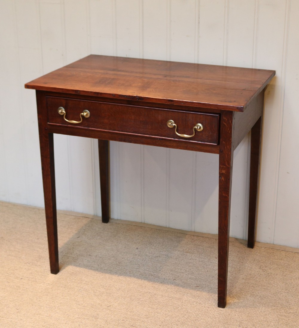 Solid Oak Side Table View III
