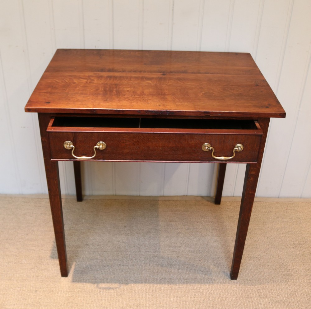 Solid Oak Side Table View IV
