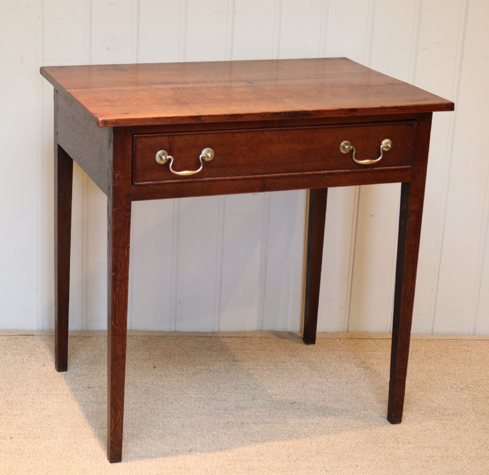 Solid Oak Side Table View VI
