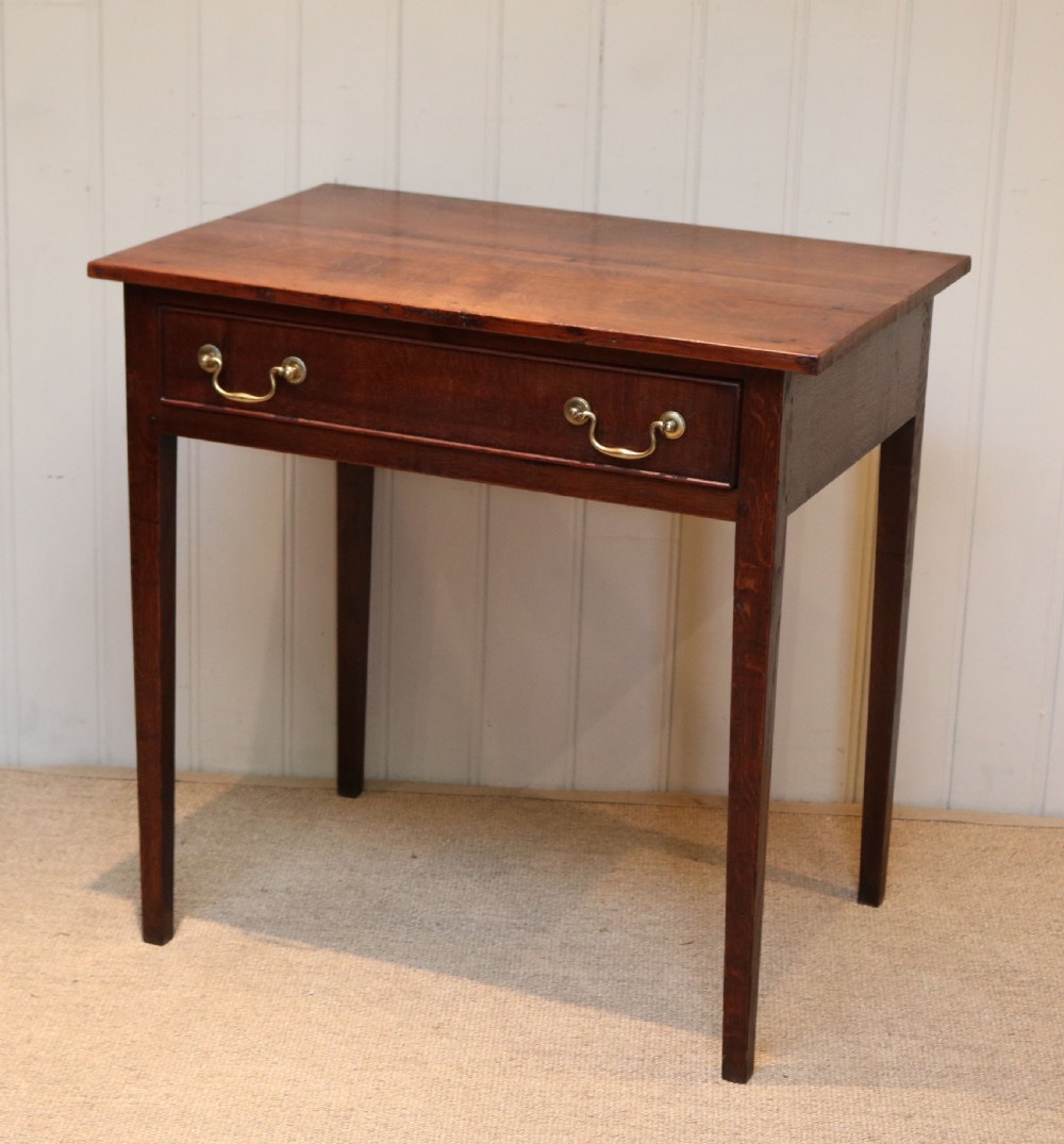 Solid Oak Side Table View VII