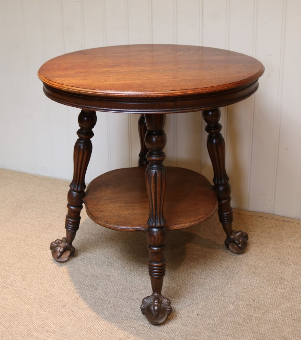 Circular Oak Table View VII