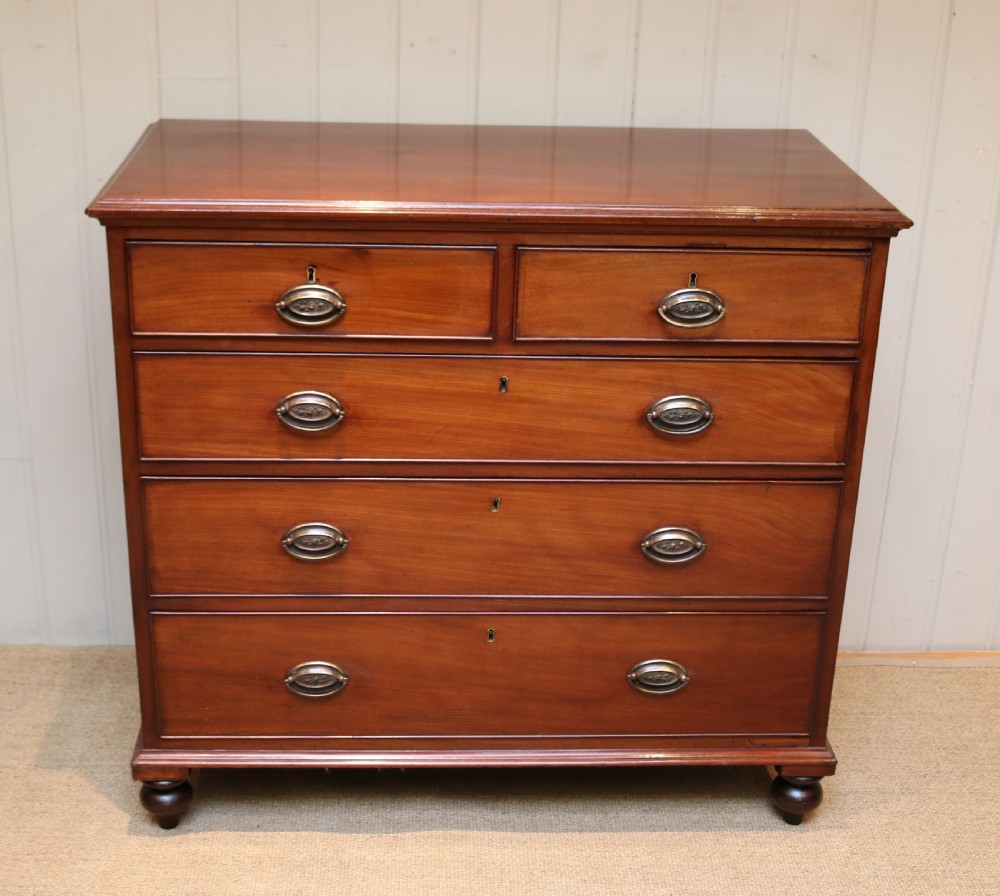 Mid 19th Century Mahogany Chest Of Drawers