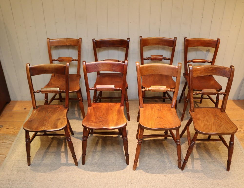 Matched Set Of Eight Windsor Chairs View III