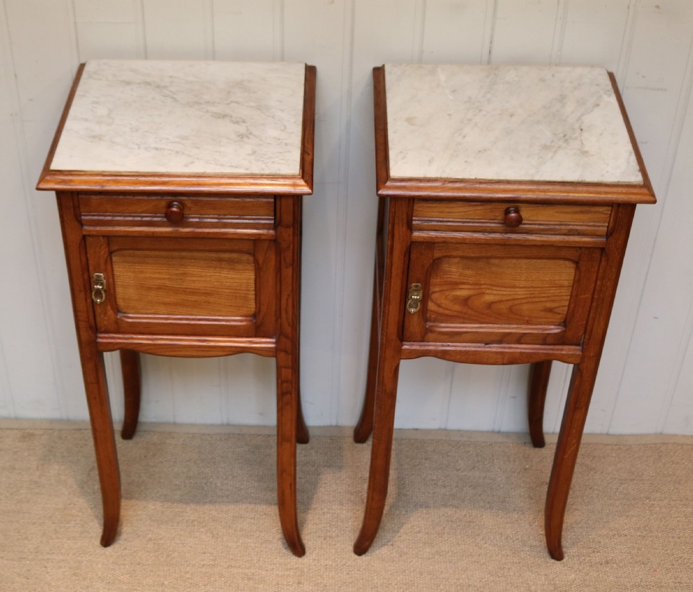 Pair Of French Oak Bedside Cabinets View IV