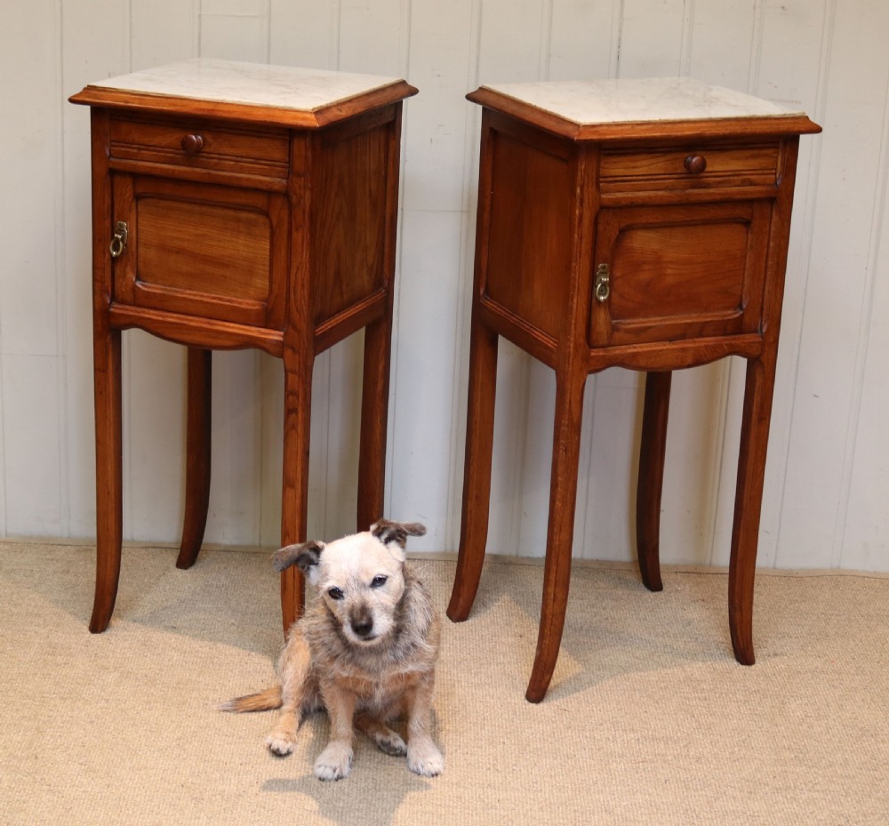 Pair Of French Oak Bedside Cabinets View VII