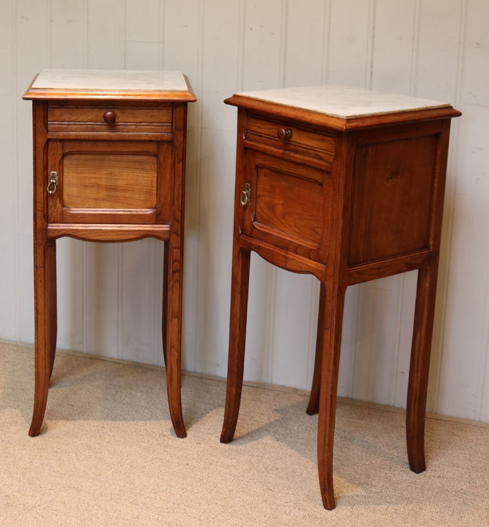 Pair Of French Oak Bedside Cabinets View VIII