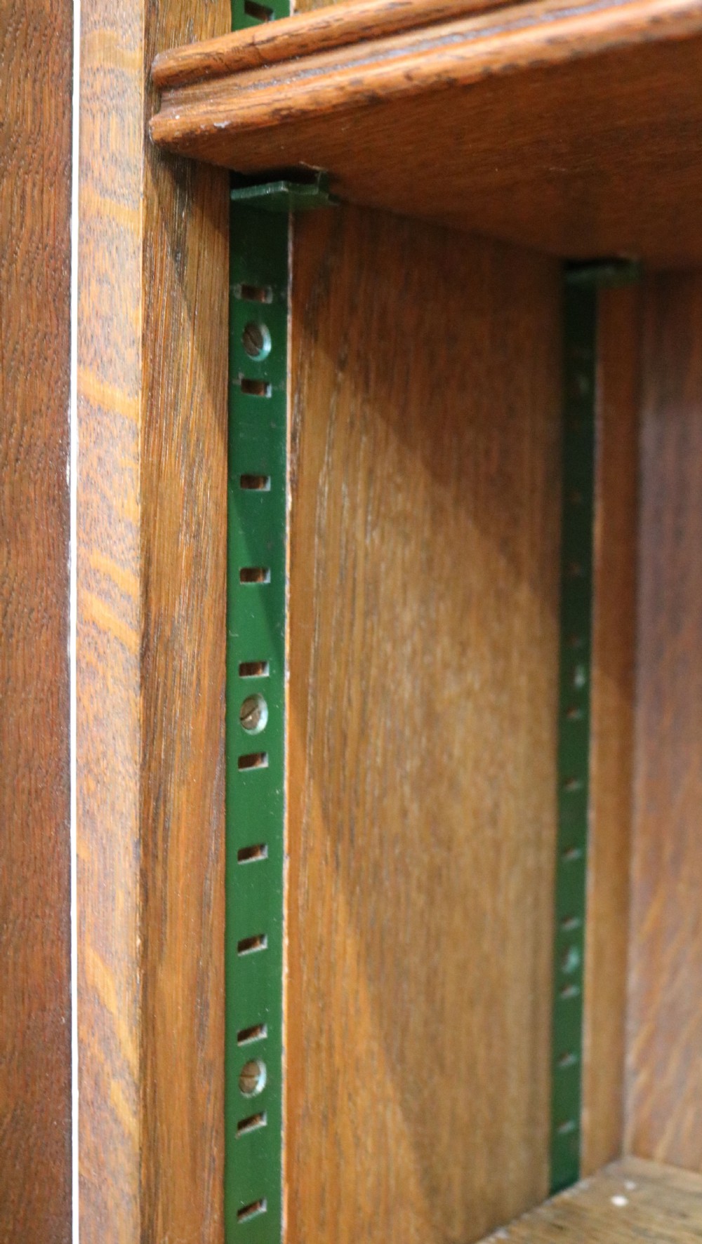 Oak Glazed Bookcase View VIII