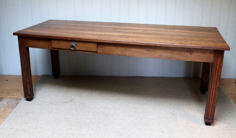 French Oak Farmhouse table View III