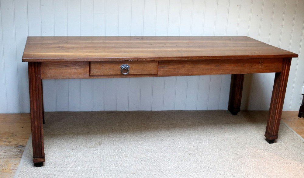 French Oak Farmhouse table View V
