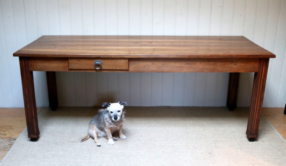 French Oak Farmhouse table View VI