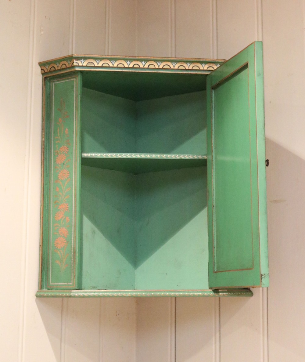 Chinoiserie Corner Wall Cabinet View VII