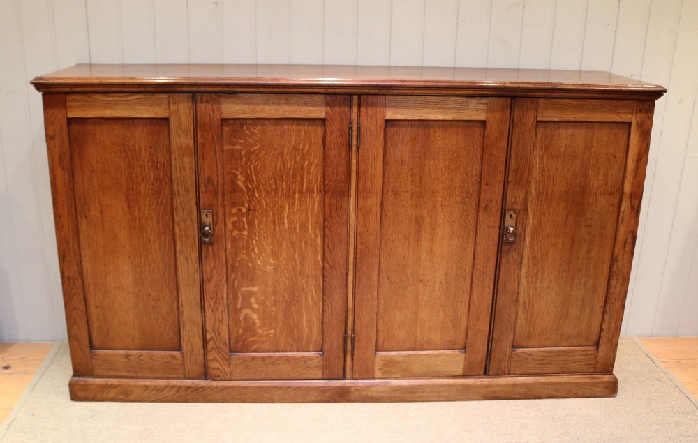 Substantial Oak Four Door Sideboard