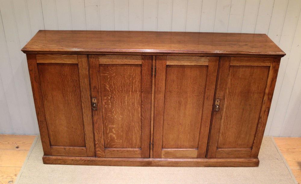 Substantial Oak Four Door Sideboard View III
