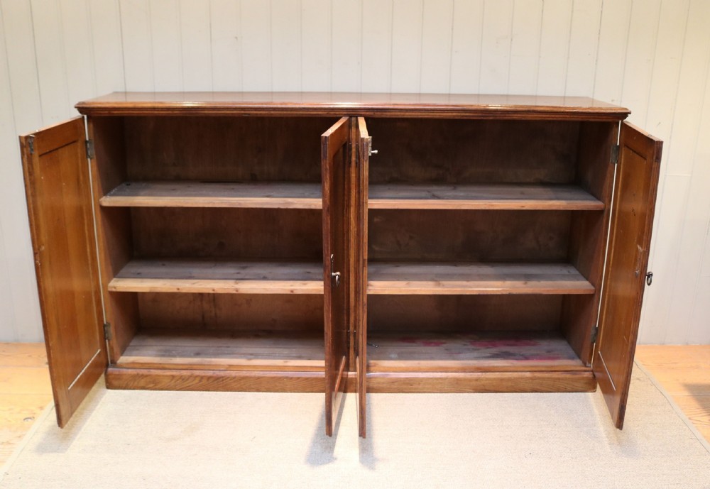 Substantial Oak Four Door Sideboard View VI