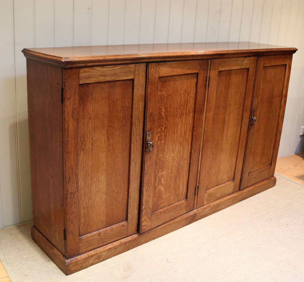 Substantial Oak Four Door Sideboard View VIII