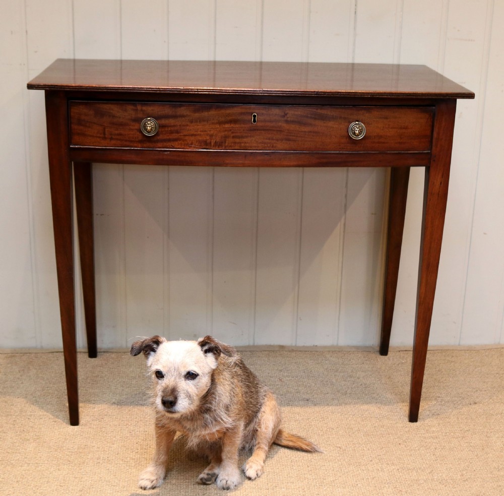 Bow Front Mahogany Side Table View VI