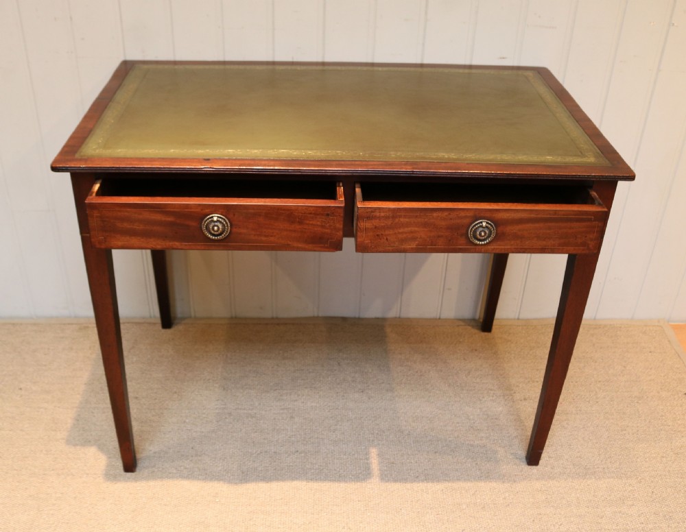 Mahogany Two Drawer Writing Desk View III