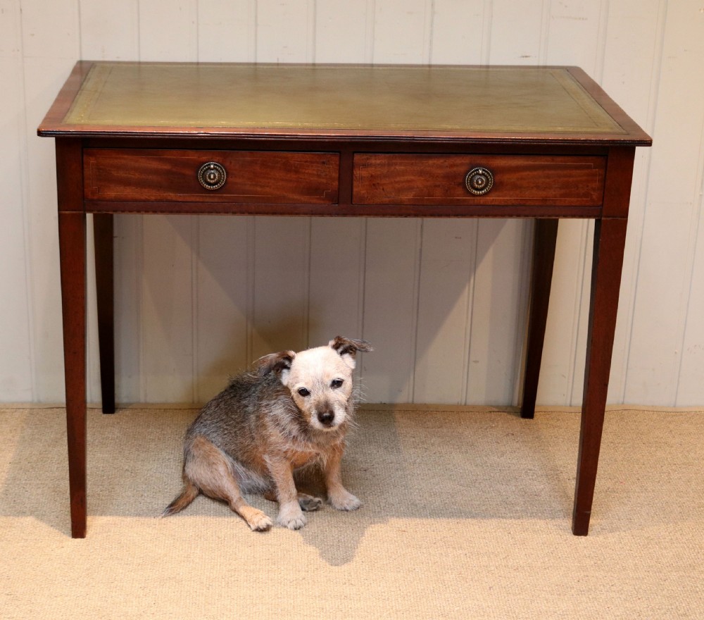 Mahogany Two Drawer Writing Desk View IV