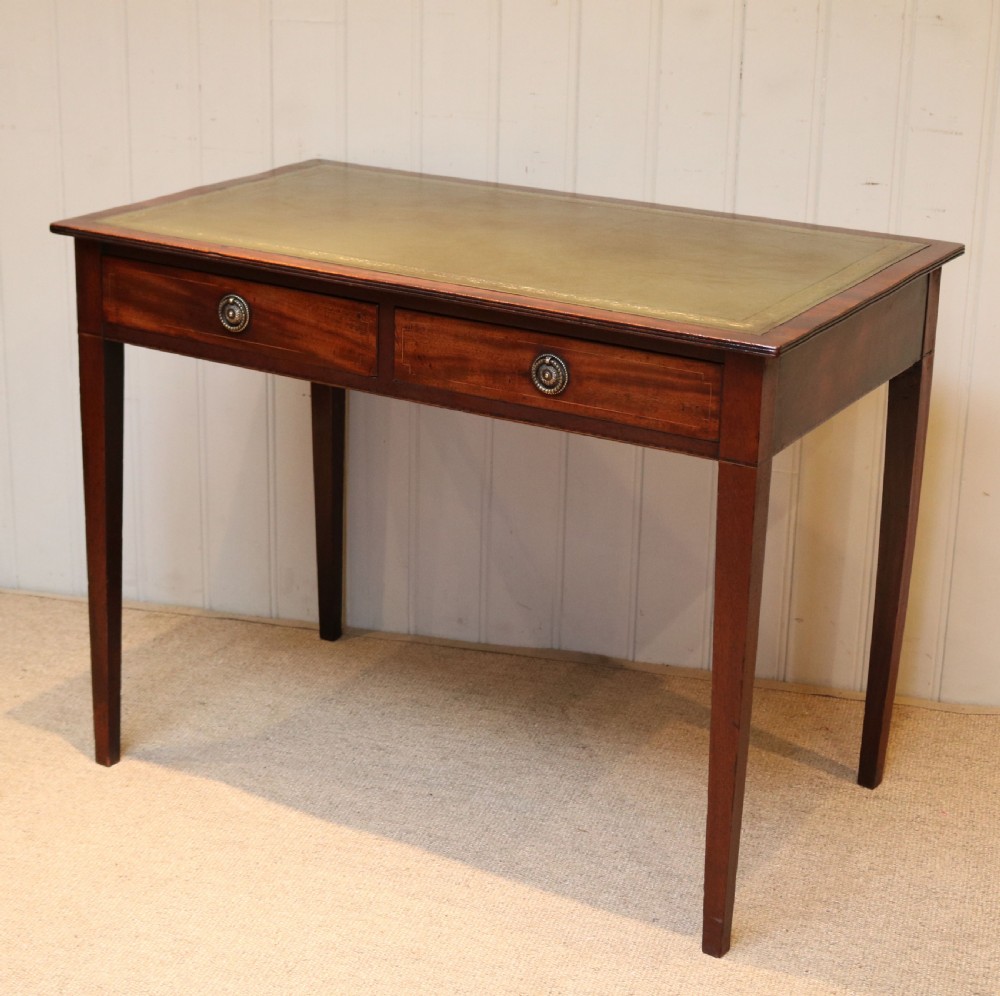 Mahogany Two Drawer Writing Desk View VI