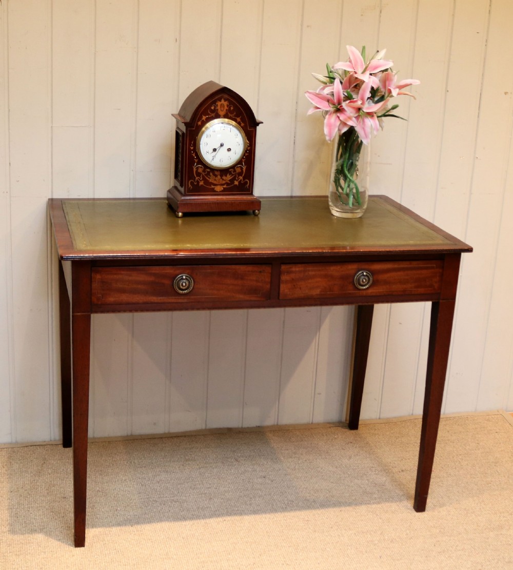Mahogany Two Drawer Writing Desk View VIII