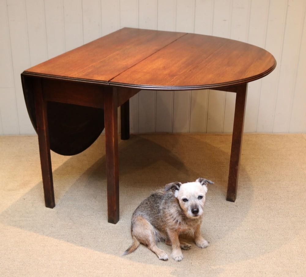 Solid Oak Gateleg Table View V
