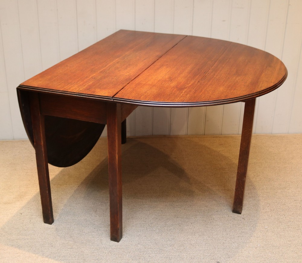 Solid Oak Gateleg Table View VI