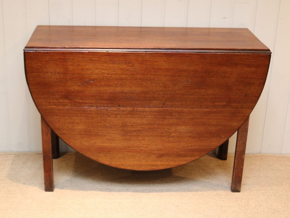 Solid Oak Gateleg Table View VII