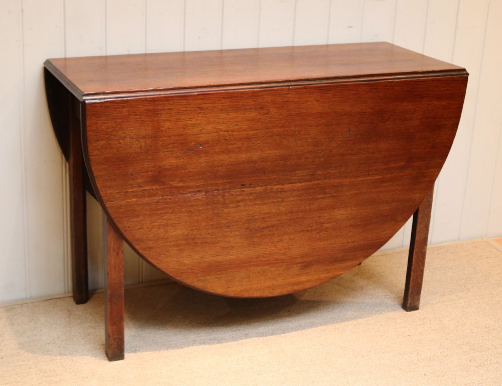 Solid Oak Gateleg Table View VIII
