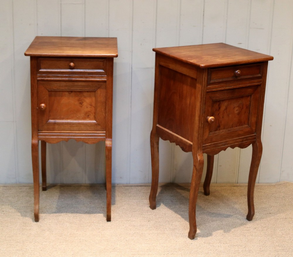 Pair Of French Oak Bedside Cabinets View VIII
