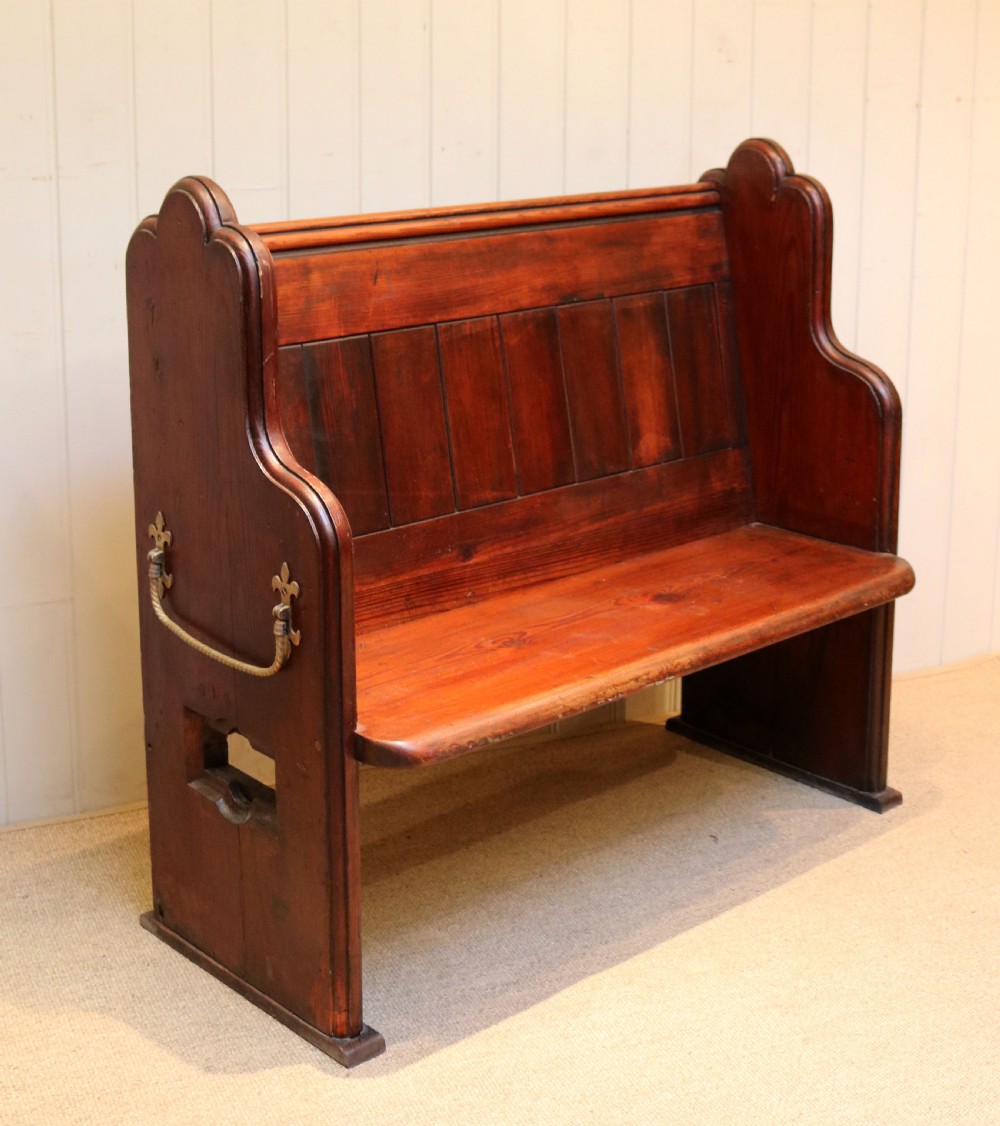 Pitch Pine Church Pew
