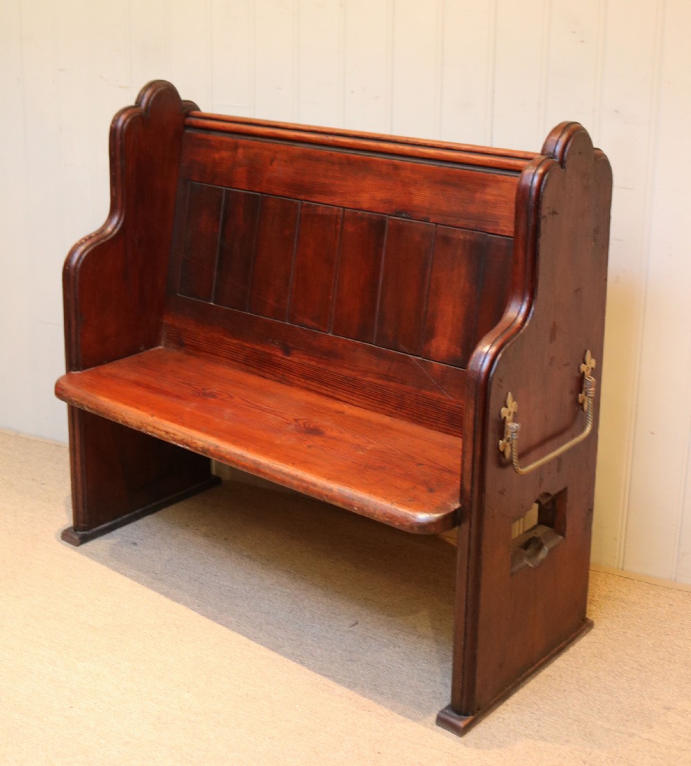 Pitch Pine Church Pew View III